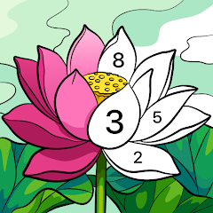 Pure Color by Number Book