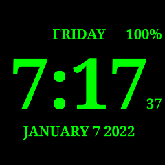 Digital Clock Live Wallpaper-7