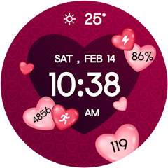 Valentine's Day Wear OS